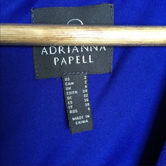 Cobalt Blue Adrianna Papell Midi Dress - Picture 7 of 11